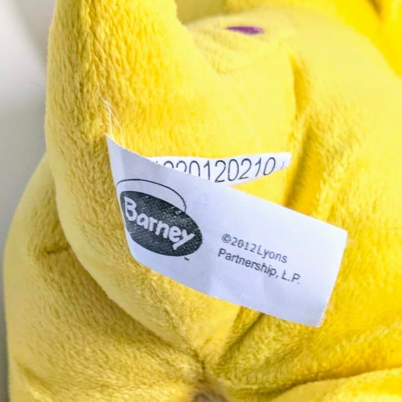 ☆ VINTAGE ☆【 Barney & Friends ( バーニー&フレンズ ) BJ ビージェー 】 ぬいぐるみ プラッシュ plush 2012年製 ビンテージ 〚アメリカン雑貨 アメトイ〛