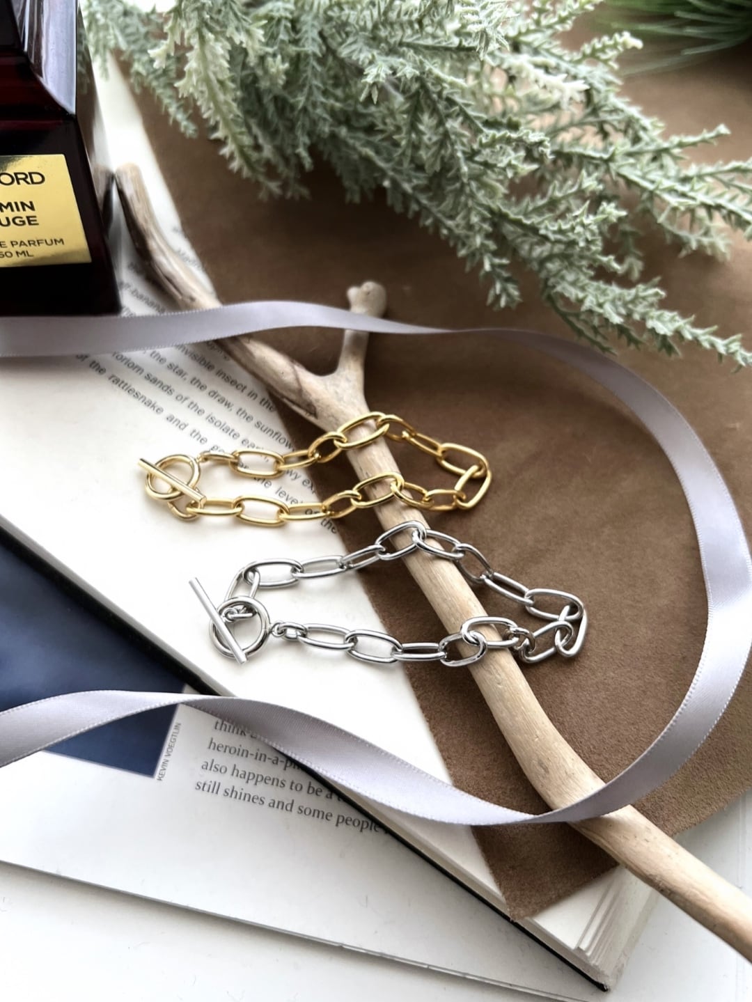 Oval Chain Bracelet【GOLD】 | Akto