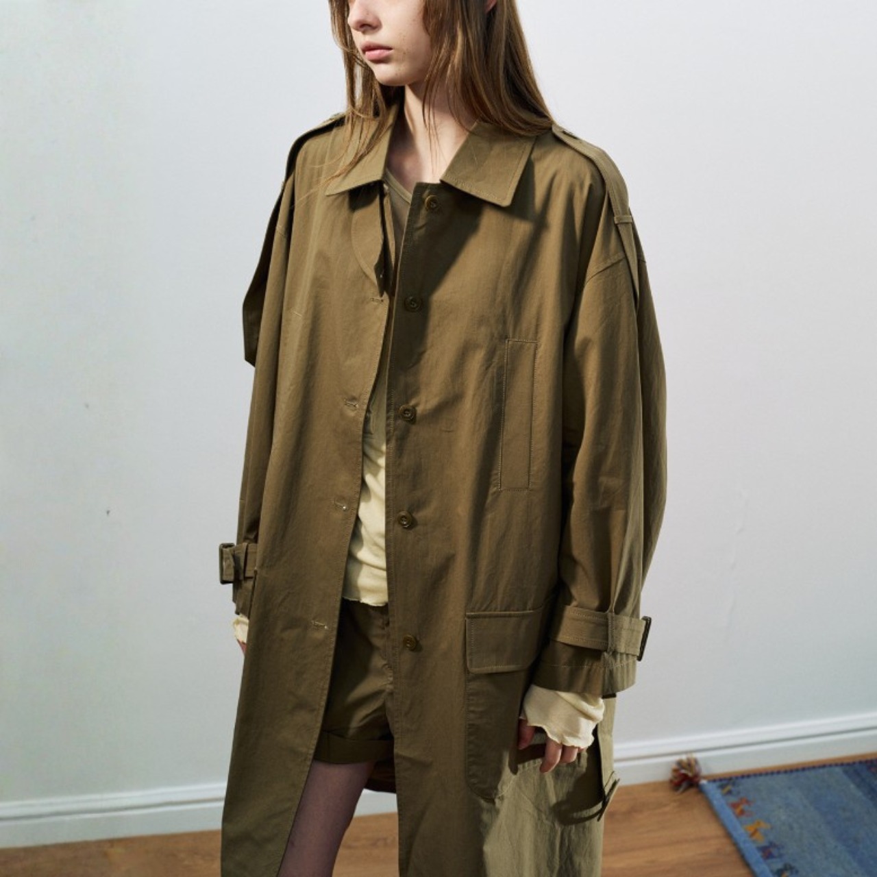 Ceinture Doux Trench Coat F0570