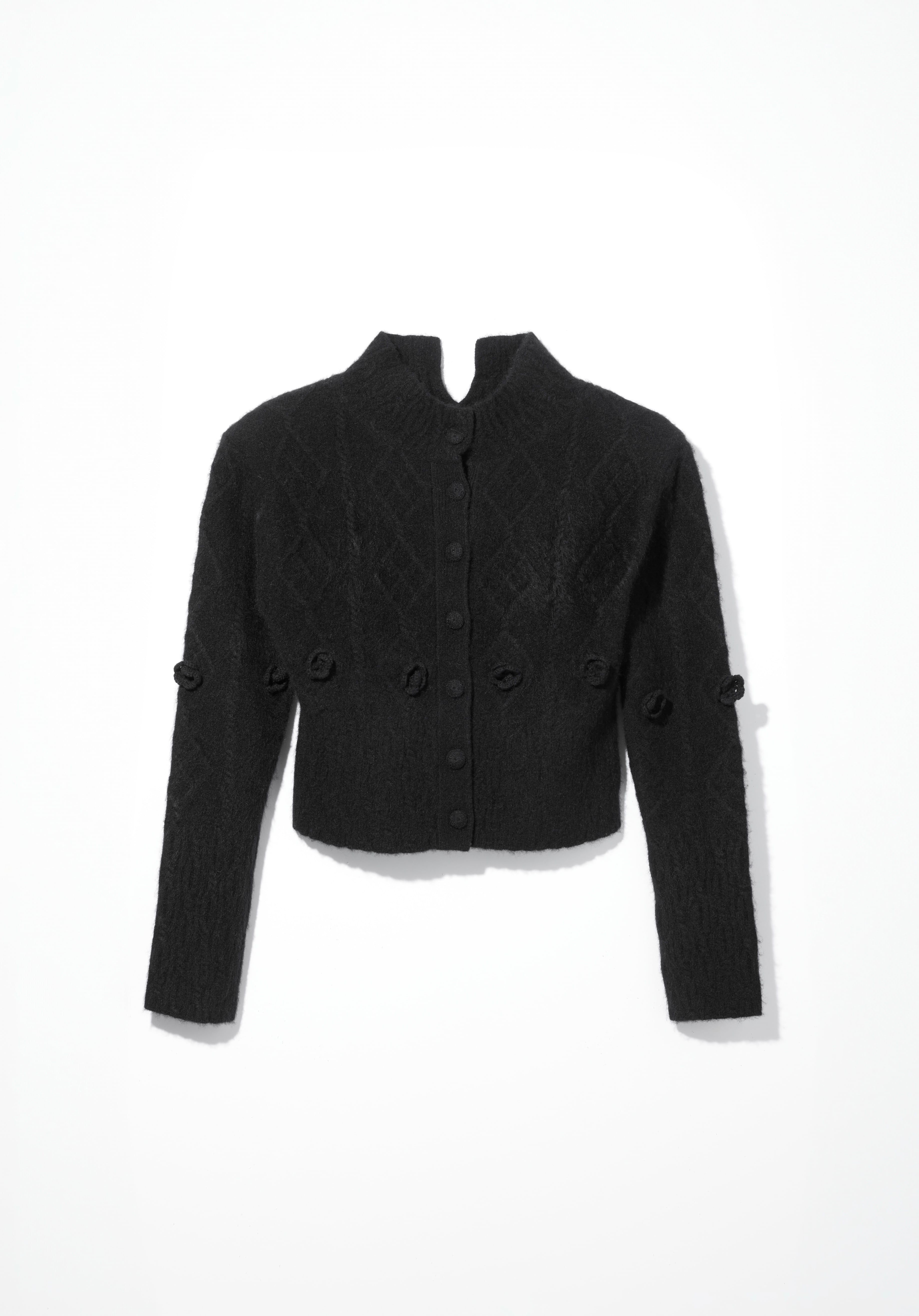 【mukcyen】yak cable knit cardigan
