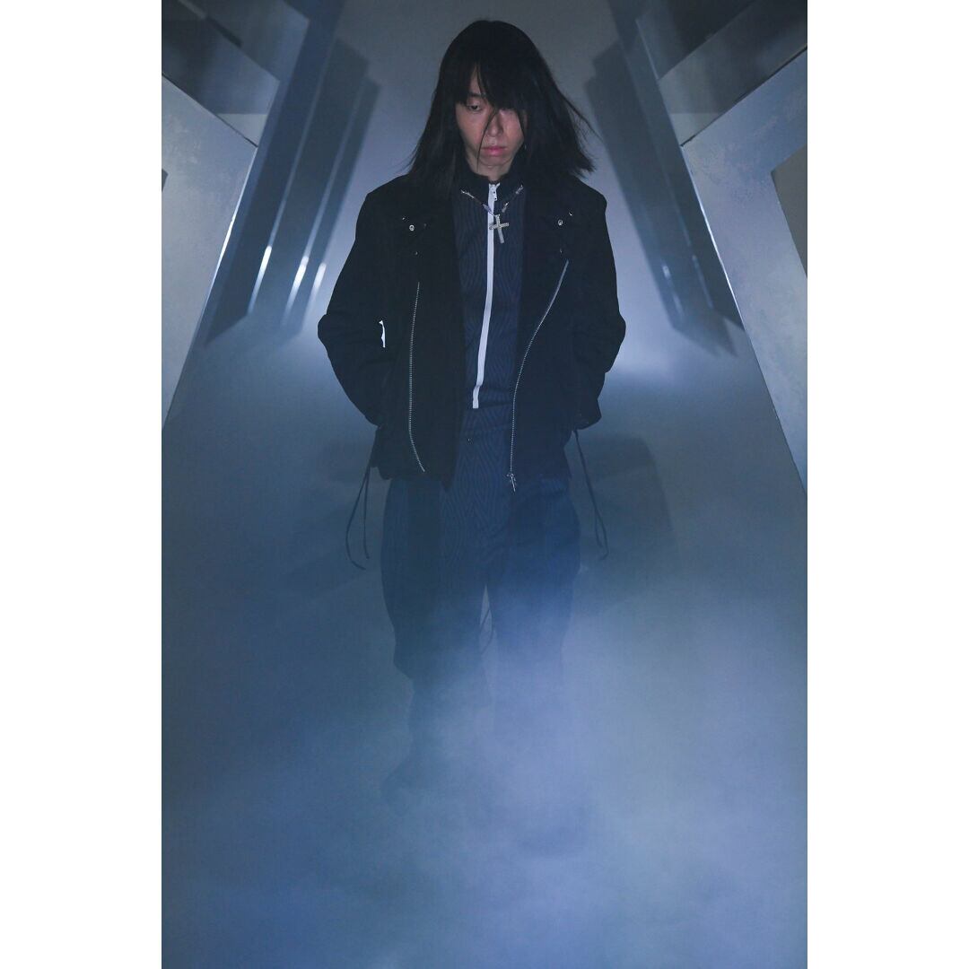 MASU SCALLOP LEATHER JACKET(BLACK)MSSS-BL0722 | IAAAM ONLINE STORE