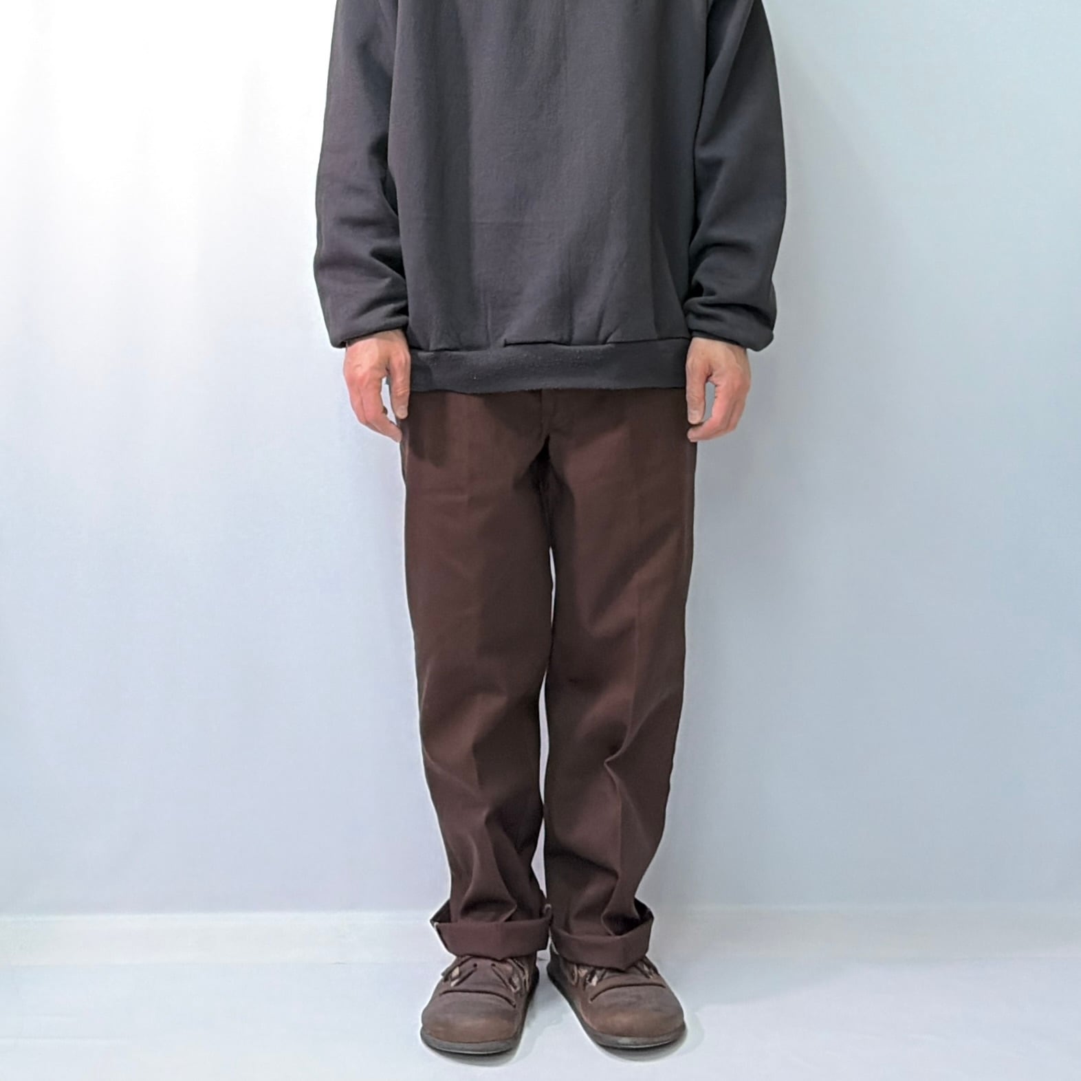 80s 90s DICKIES ディッキーズ USA製 874 ワーク パンツ W34 L29 茶色
