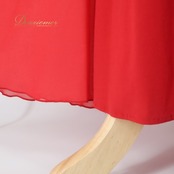 社交ダンス 衣装 スカート レッド系 チャコット Chacott 赤 レッスン 練習 上品 日本製 シンプル 無地 ダンス衣装 華やか 鮮やか かわいい おしゃれ シルエット エレガント コーディネート フォーマル ストレッチ 大人用 女性用 着まわし 柔らかい 軽い ダンス教室