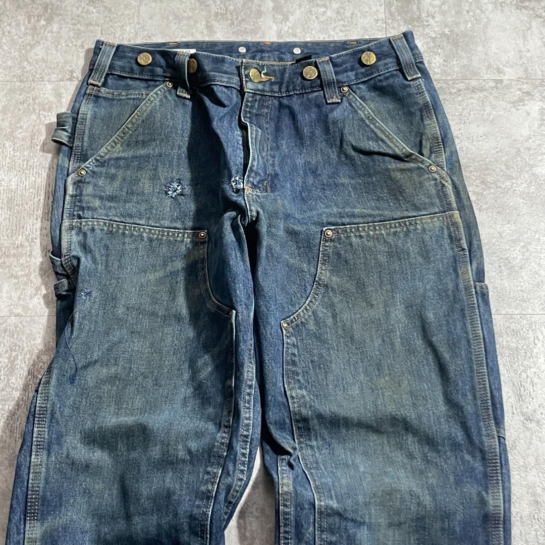 20s メキシコ製 デニム ダブルニー Carhartt 32×32 | ib2