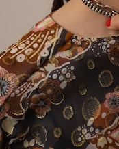 Chloe / Sheer Frilled Blouse