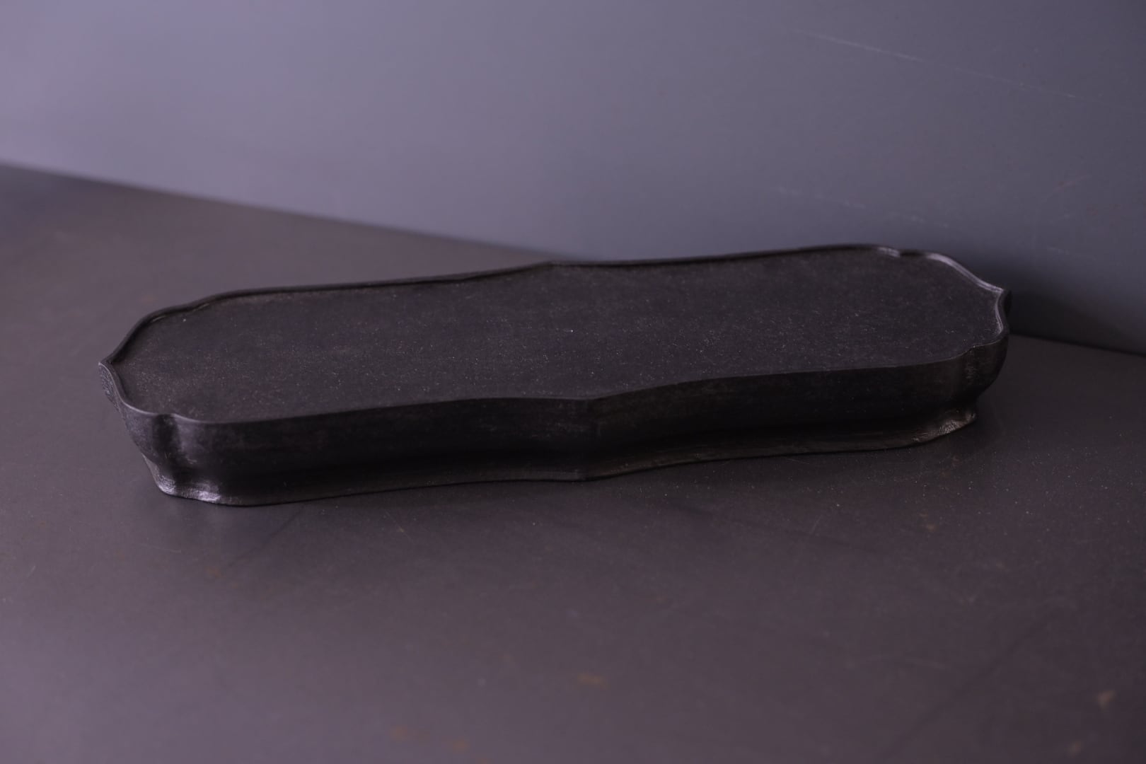 蝶野秀紀 和紙貼 輪花敷台 稜 黒 S