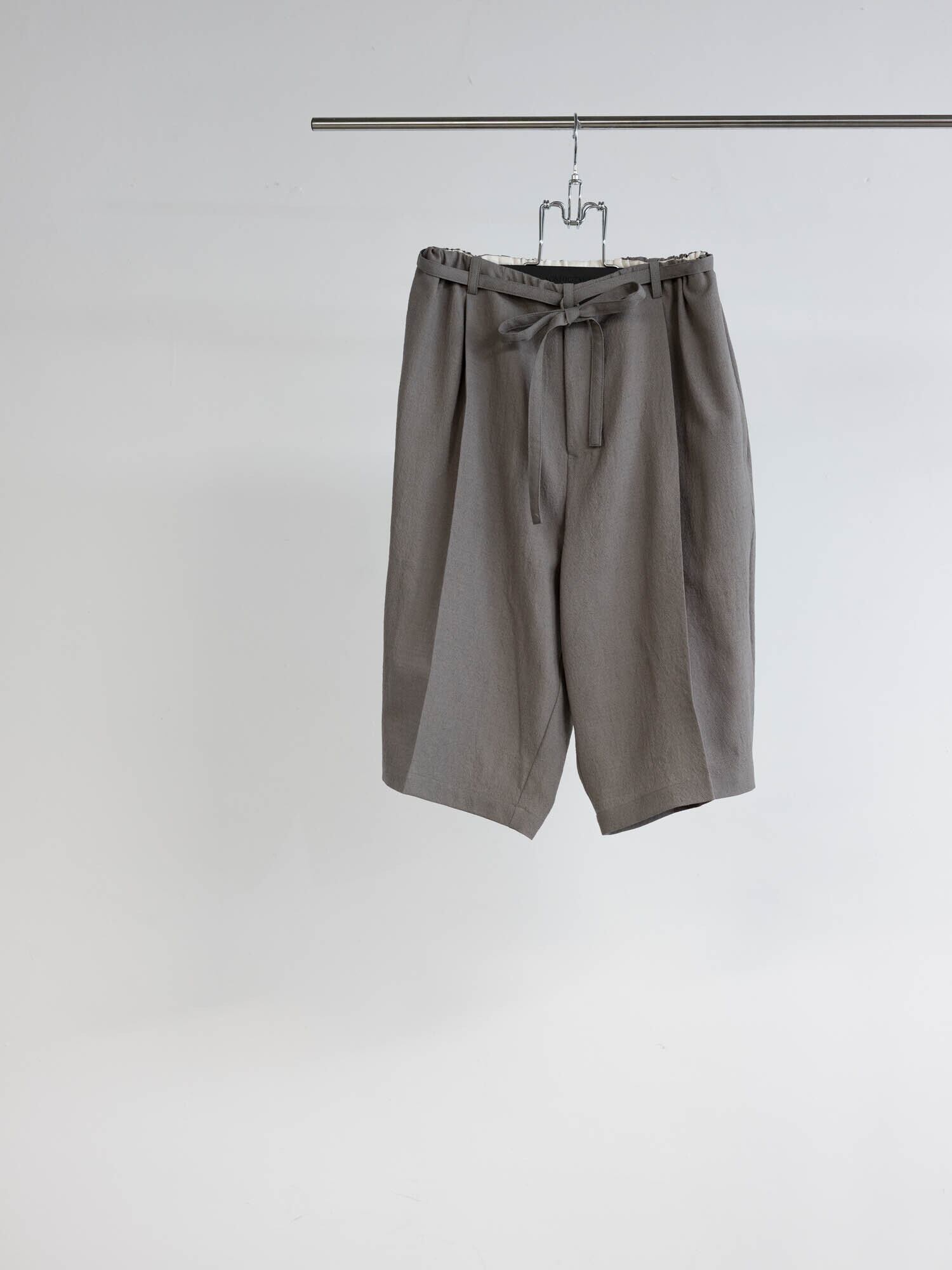 25SS】SOSHIOTSUKI WOOL JUDO SHORTS (GRAY) S25SS14PT-W | IAAAM