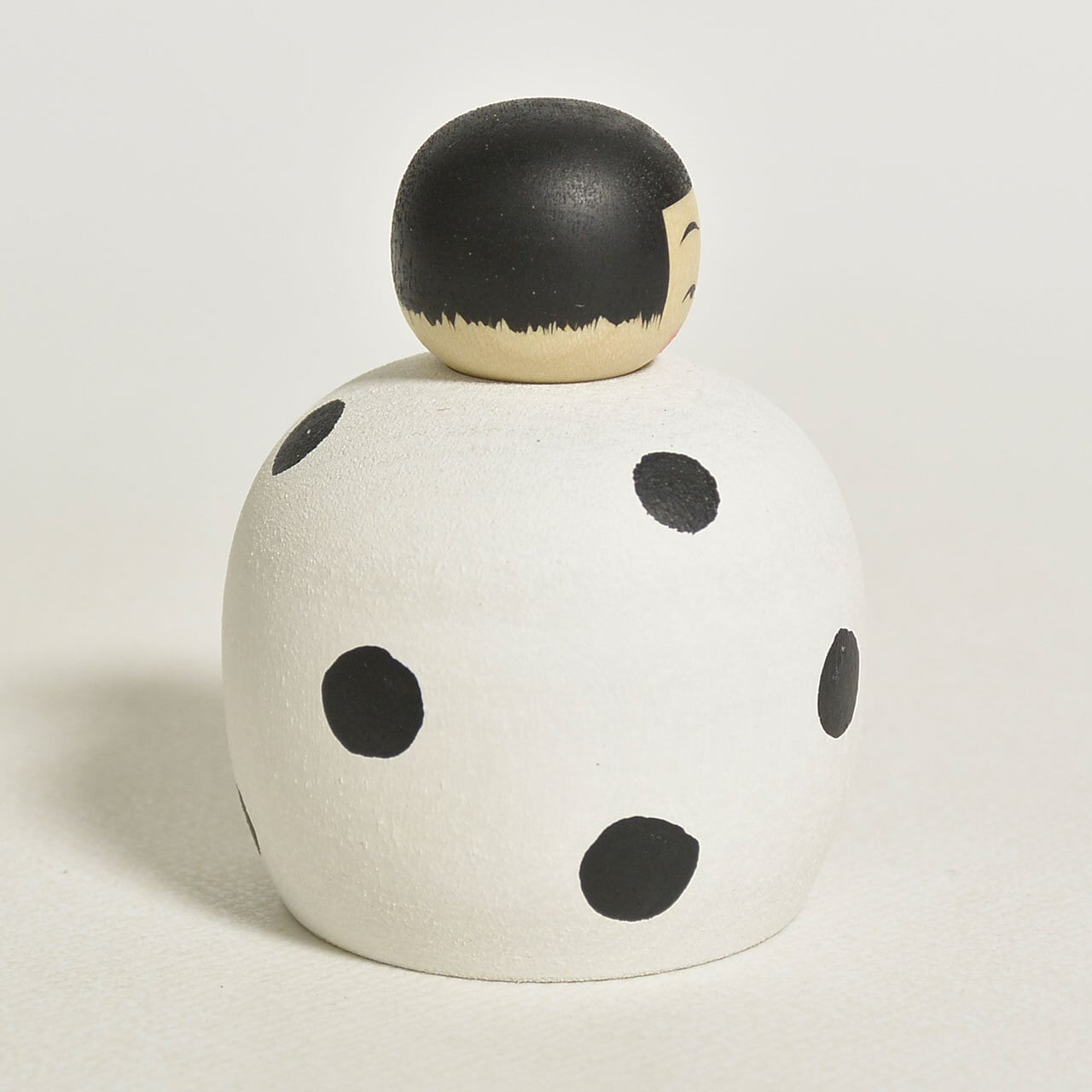 こけしちゃん専用のお品です 豆大福ちゃんこけし 約1.5寸 約4.5cm 鈴木明 工人（作並系）#2486