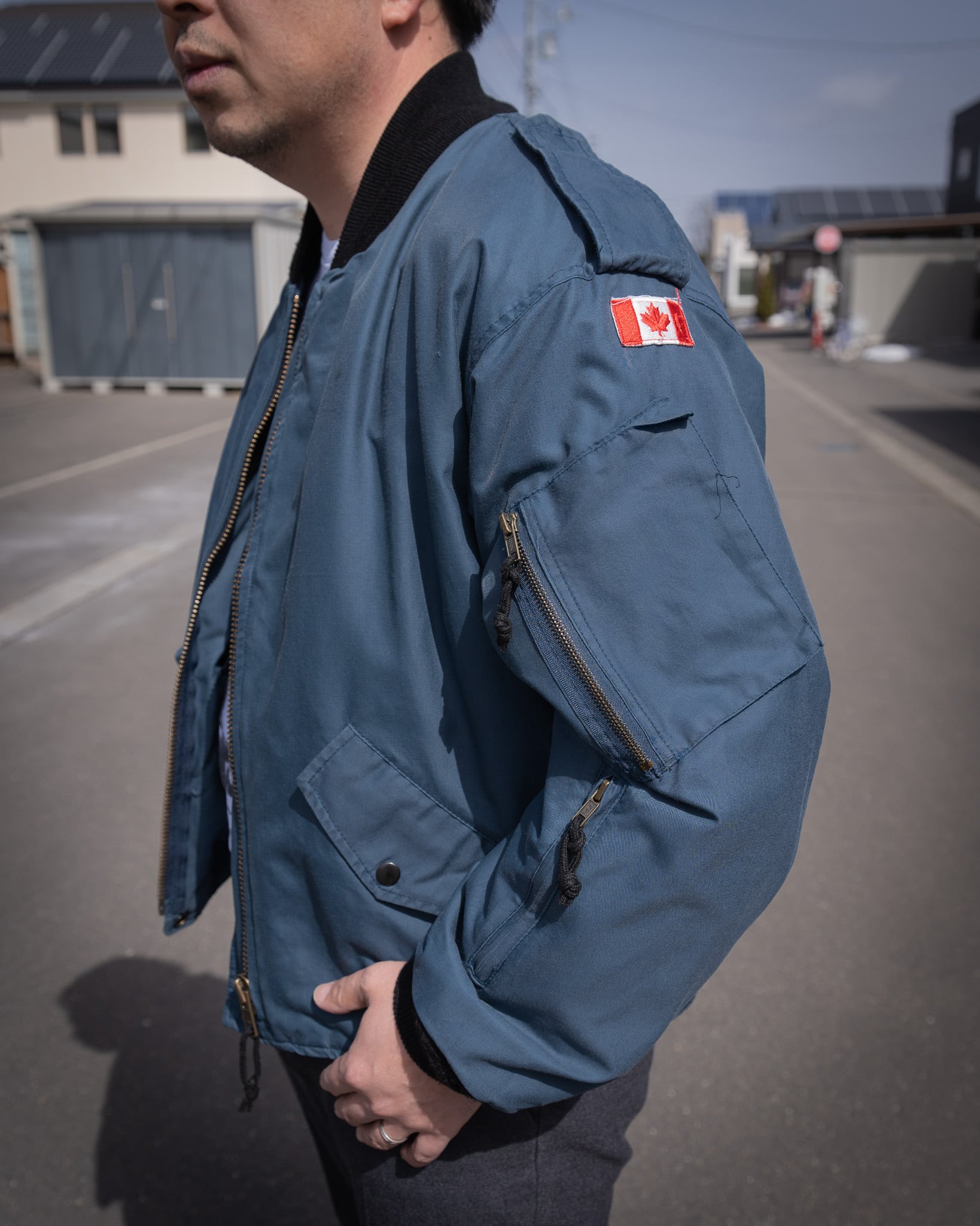 DEADSTOCK】Royal Canadian Air Force TypeⅢ Flyers Jacket RCAF ...