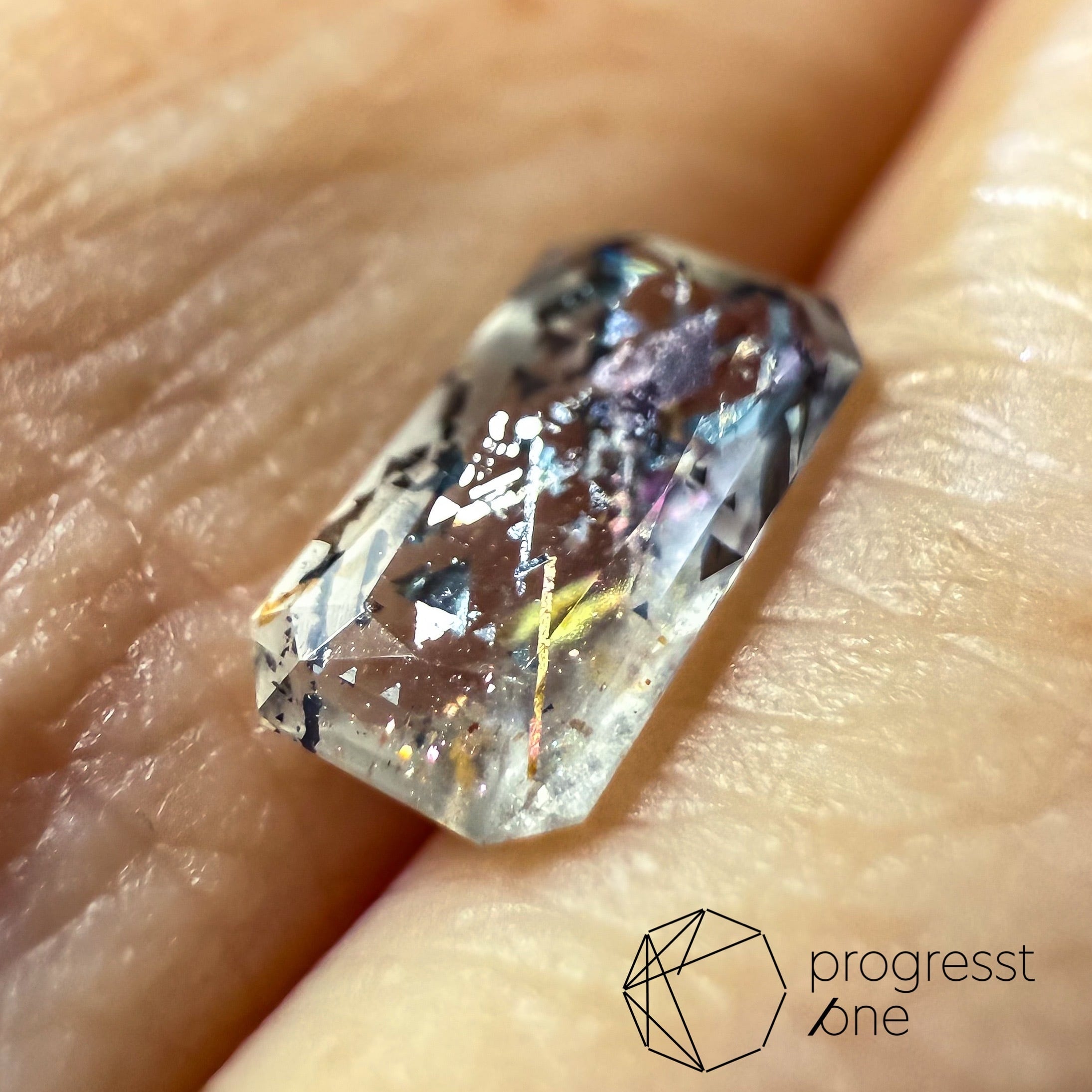 レインボーラティスサンストーン0.72ct | progresstone