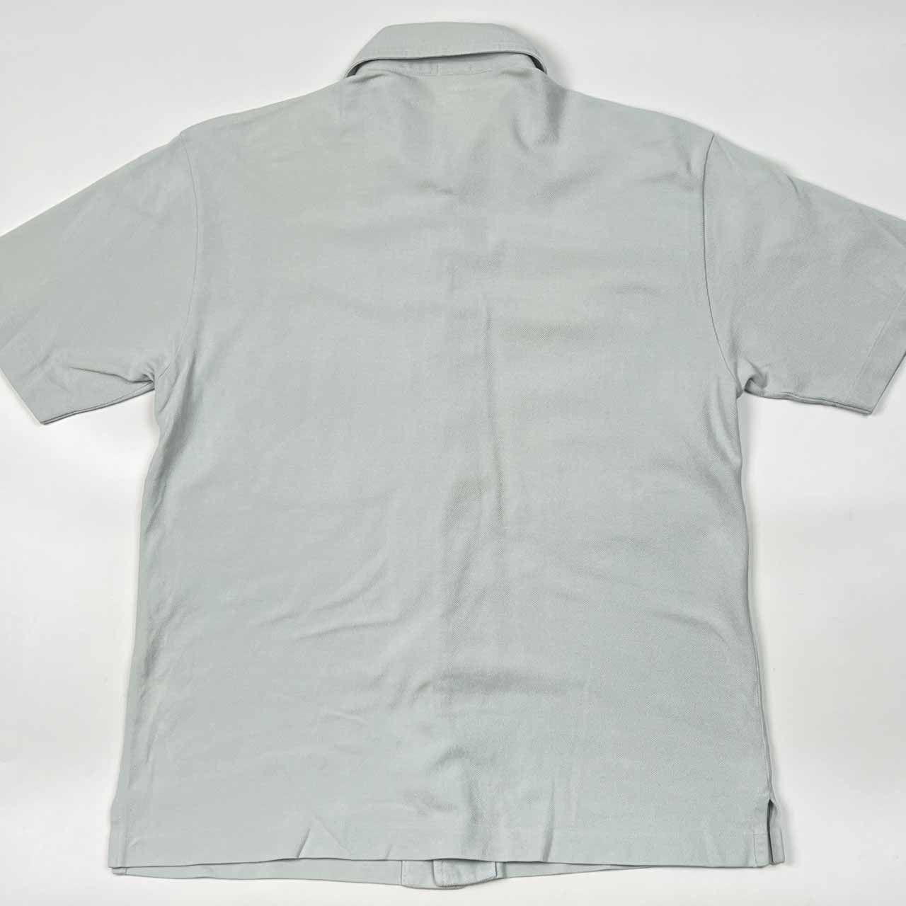イタリア製 malo マロ ポケット 鹿の子 半袖 ポロシャツ 46/メンズ