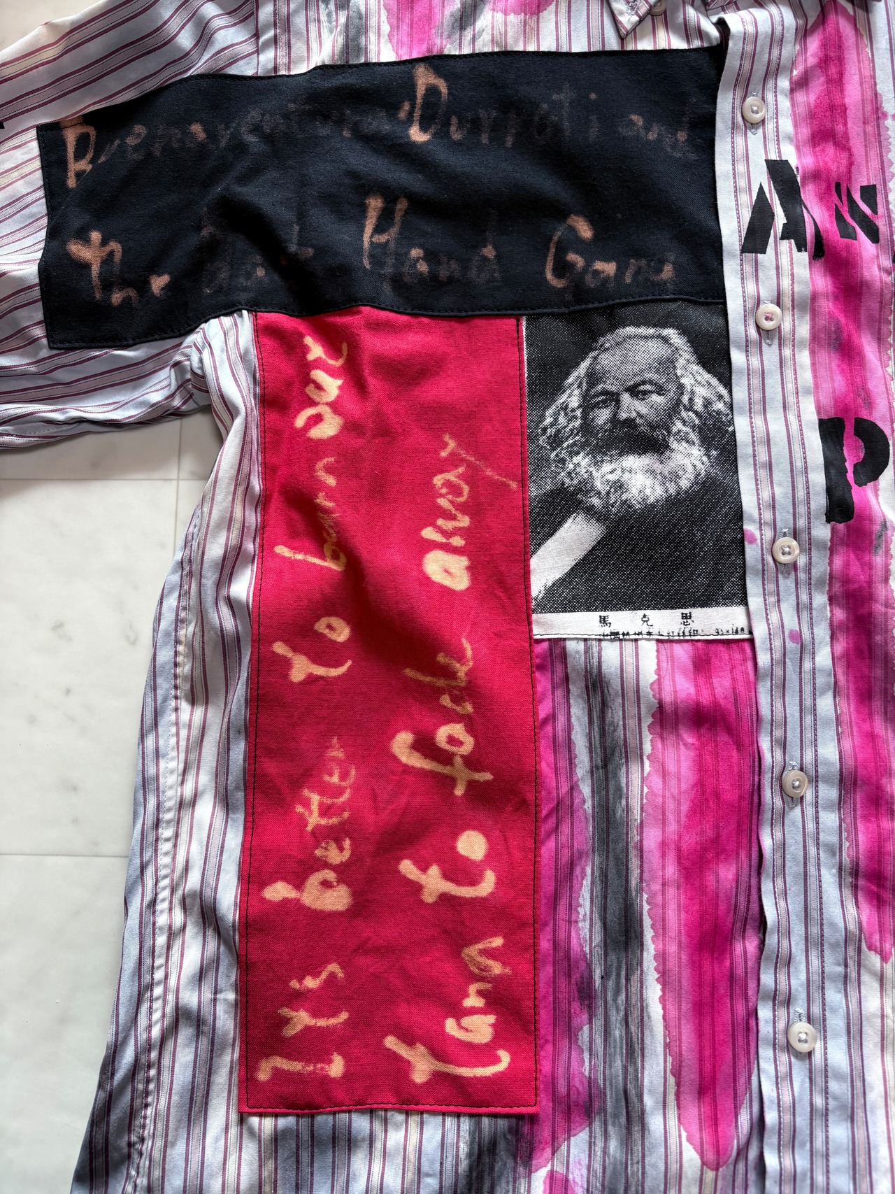 UNFINISHEDアナーキーシャツ26028