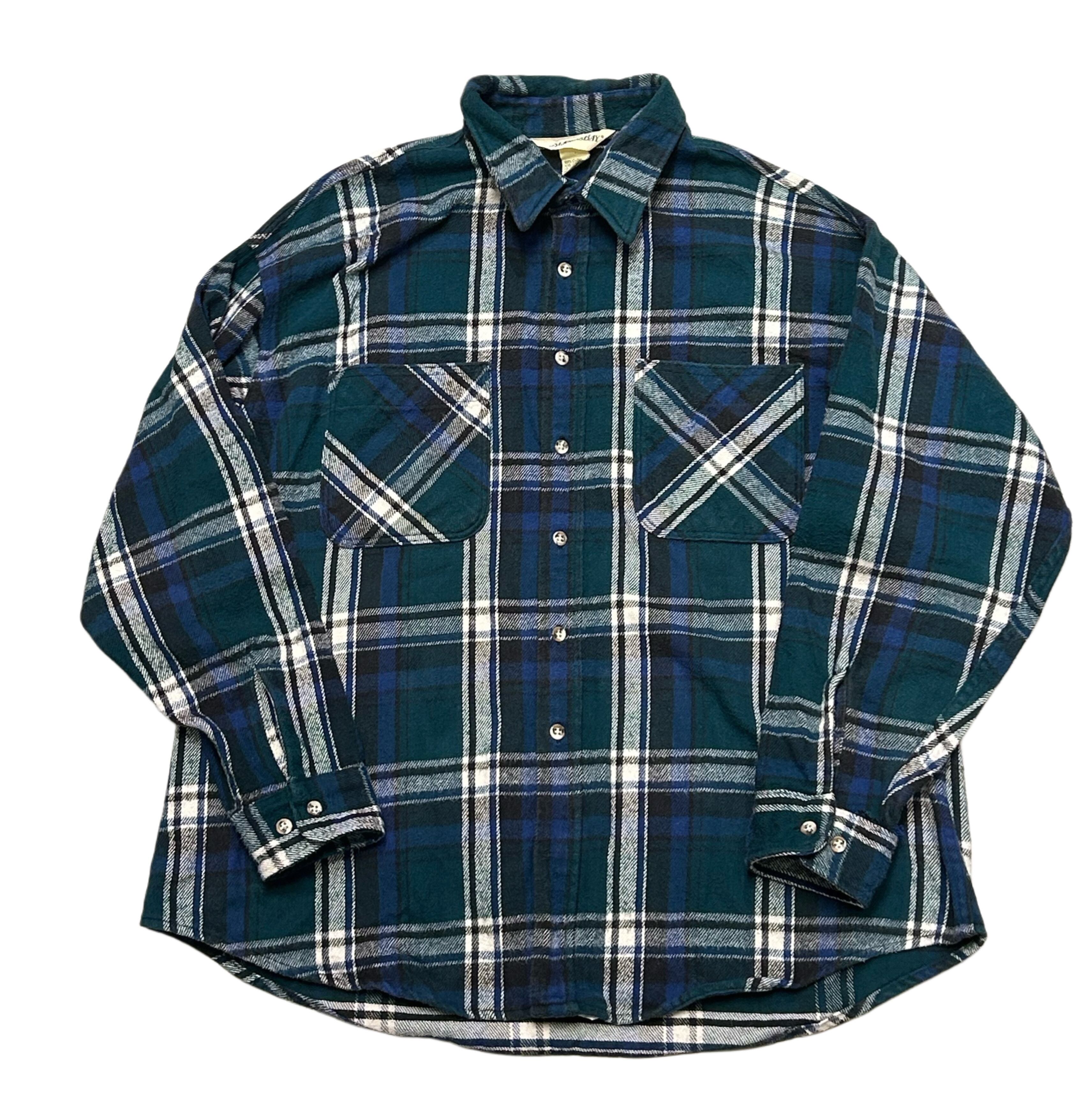 古着 80s USA製 Steel Grip 「FR-7A」 難燃 ブルー デニム ワーク