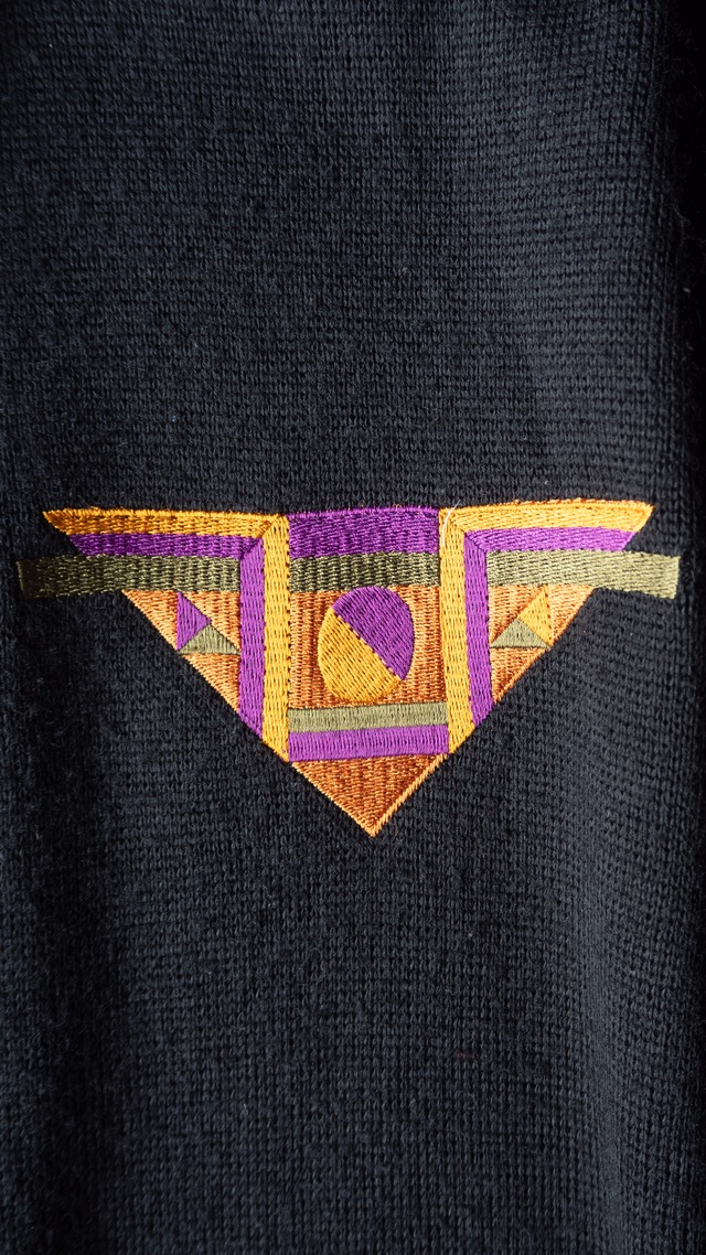 "Meister" '80s vintage Wool acrylic ski knit