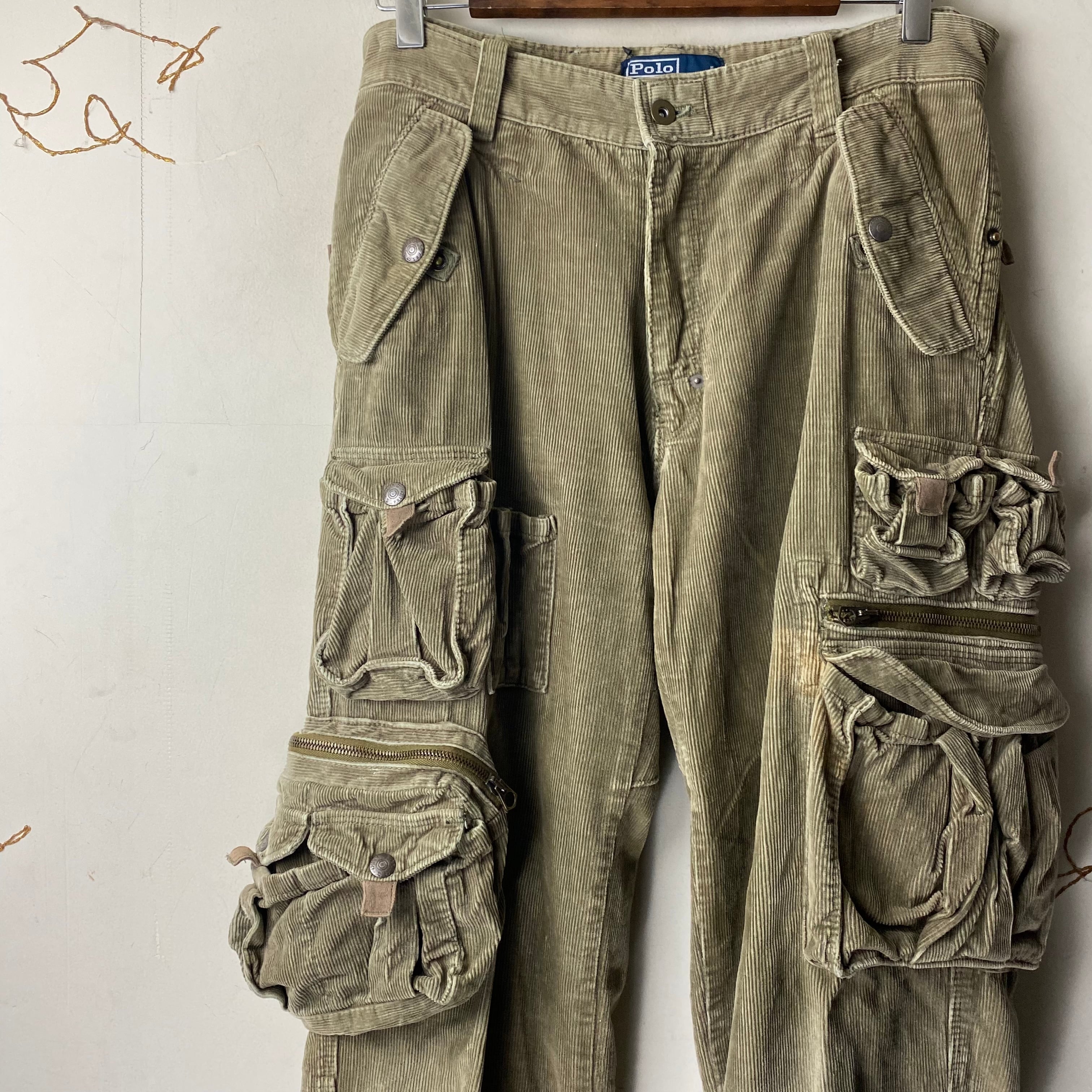 vintage POLO by RALPH LAUREN corduroy parachute pants | NOIR ONLINE