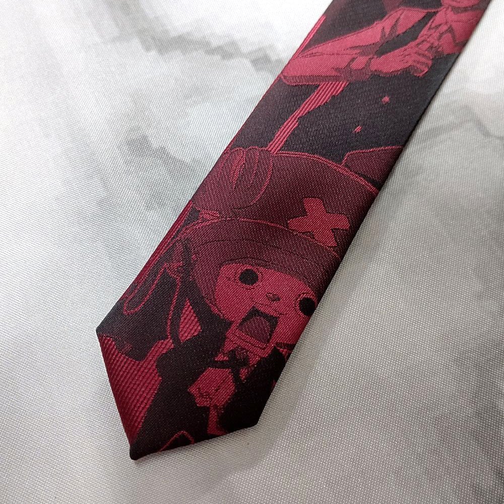 ワンピース ONE PIECE 美品 微光沢 ネクタイ 斜めストライプ レジ