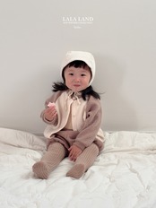 LALALAND 25/WI(Baby)Knit raglan cardigan
