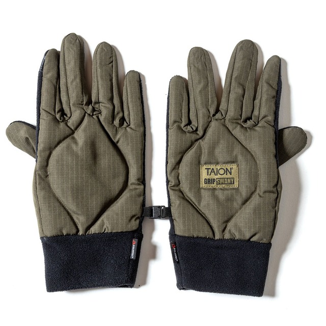 タイオン TAION × GRIP SWANY グリップスワニー ダウングローブ TAION-GRIPSWANY-GV01