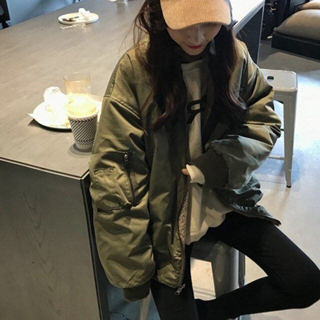 予約販売】MA-1ジャケット レディース リバーシブル 2WAY ミリタリー