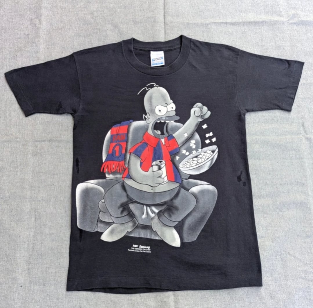 90s matt groening the simpsons print tee 小岩店 | What'z up