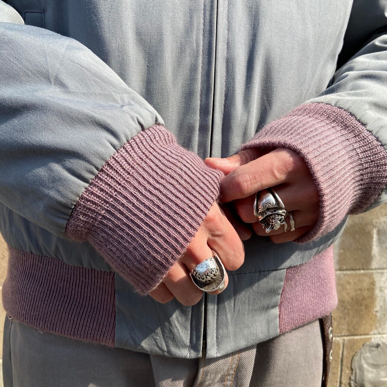 80~90年代 USA製 MacMurray マクマリー カップショルダー ブルゾン