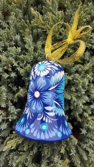 クリスマスデコレーション　ベル1点のみ（ティモシェンコ作）