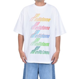 【WE11DONE】MULTI RAINBOW LOGO T-SHIRT