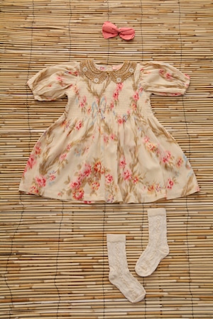 Bonjour Diary / Tunique with Hairclip - Antoinette Print