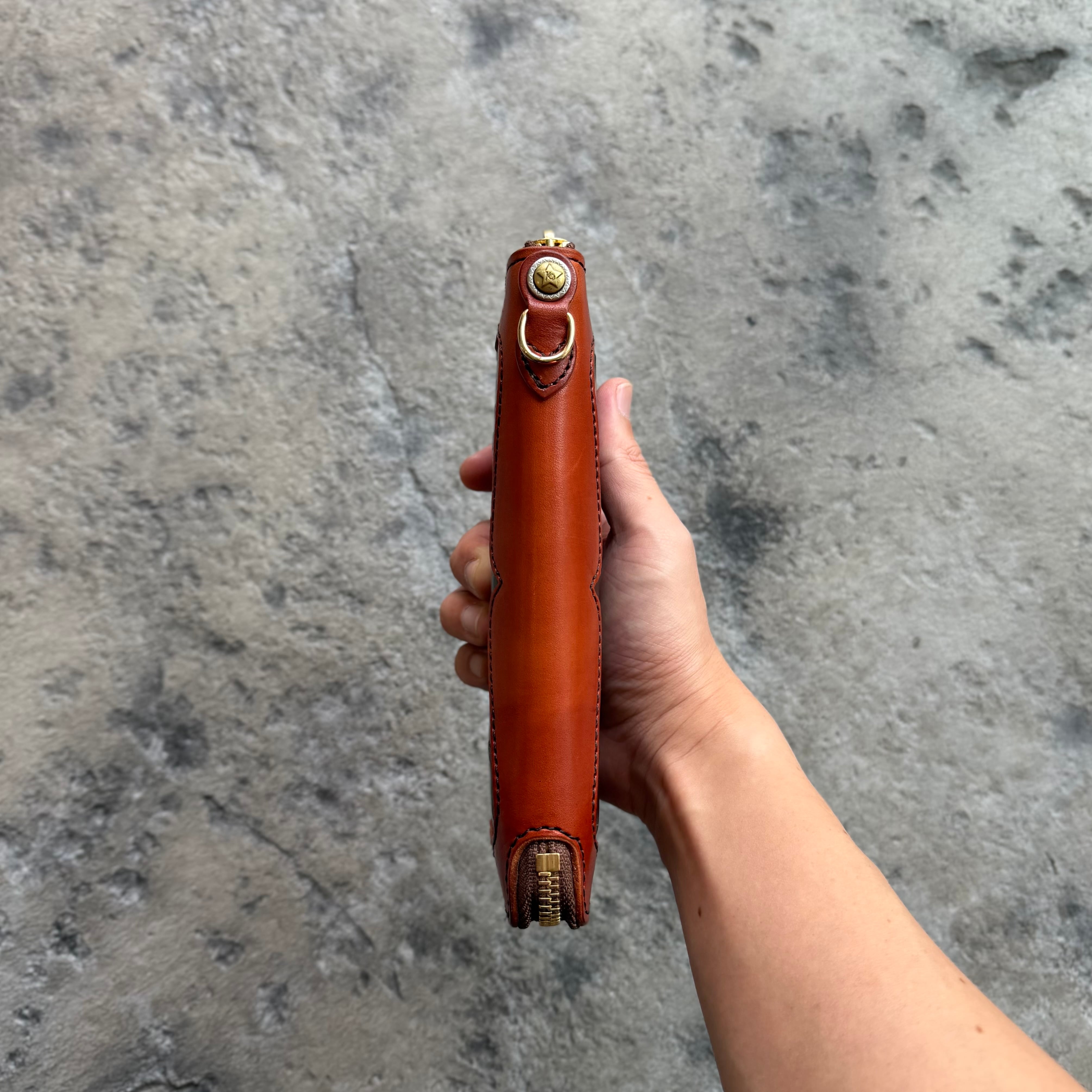 限定商品】ウォレット ラウンドジップ インレイ クロコダイル(ライト