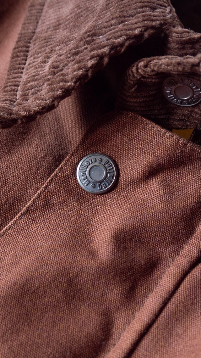 "Marlboro" '90s vintage Canvas PVC reversible coat