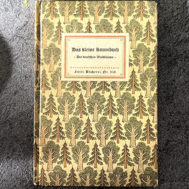 インゼル文庫 316番 小さな木の図鑑 ドイツ 古書 2512008-10