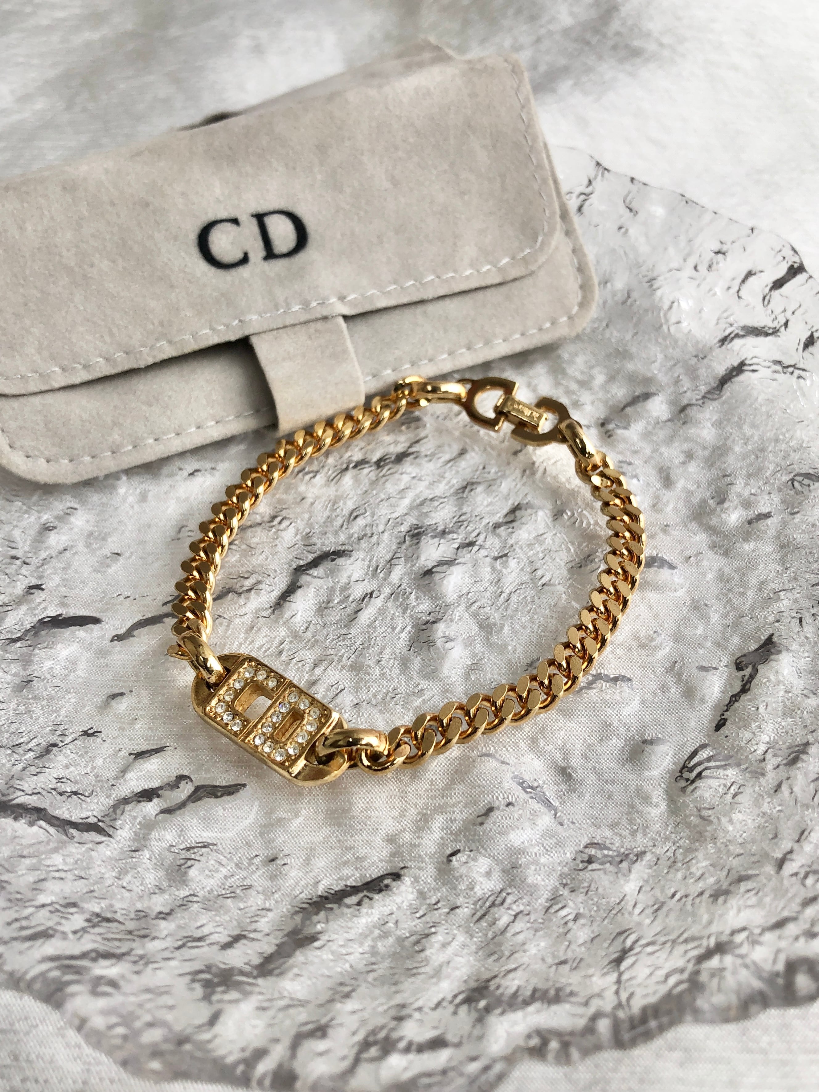 Christian Dior クリスチャン ディオール ブレスレット ゴールド CD