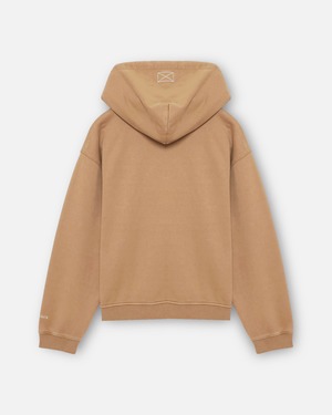 MLVINCE / script logo hoodie tan