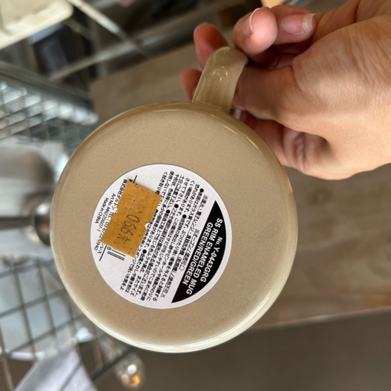 SS RIM ENAMELED MUG　3Type　ステンレス リム エナメル マグ　DULTON　マグ　stainless　