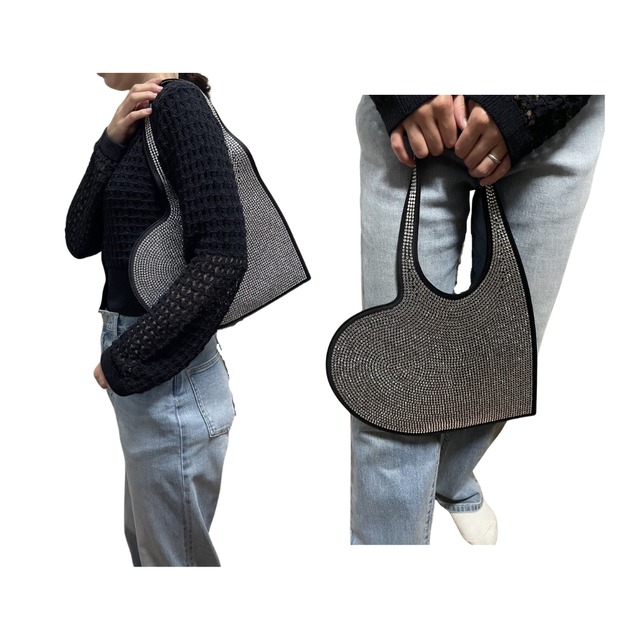 COPERNI コぺルニ　COPERNI Mini Heart crystal Bag