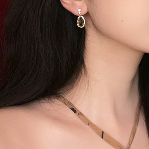 デザインストーンピアス/イヤリング W10181