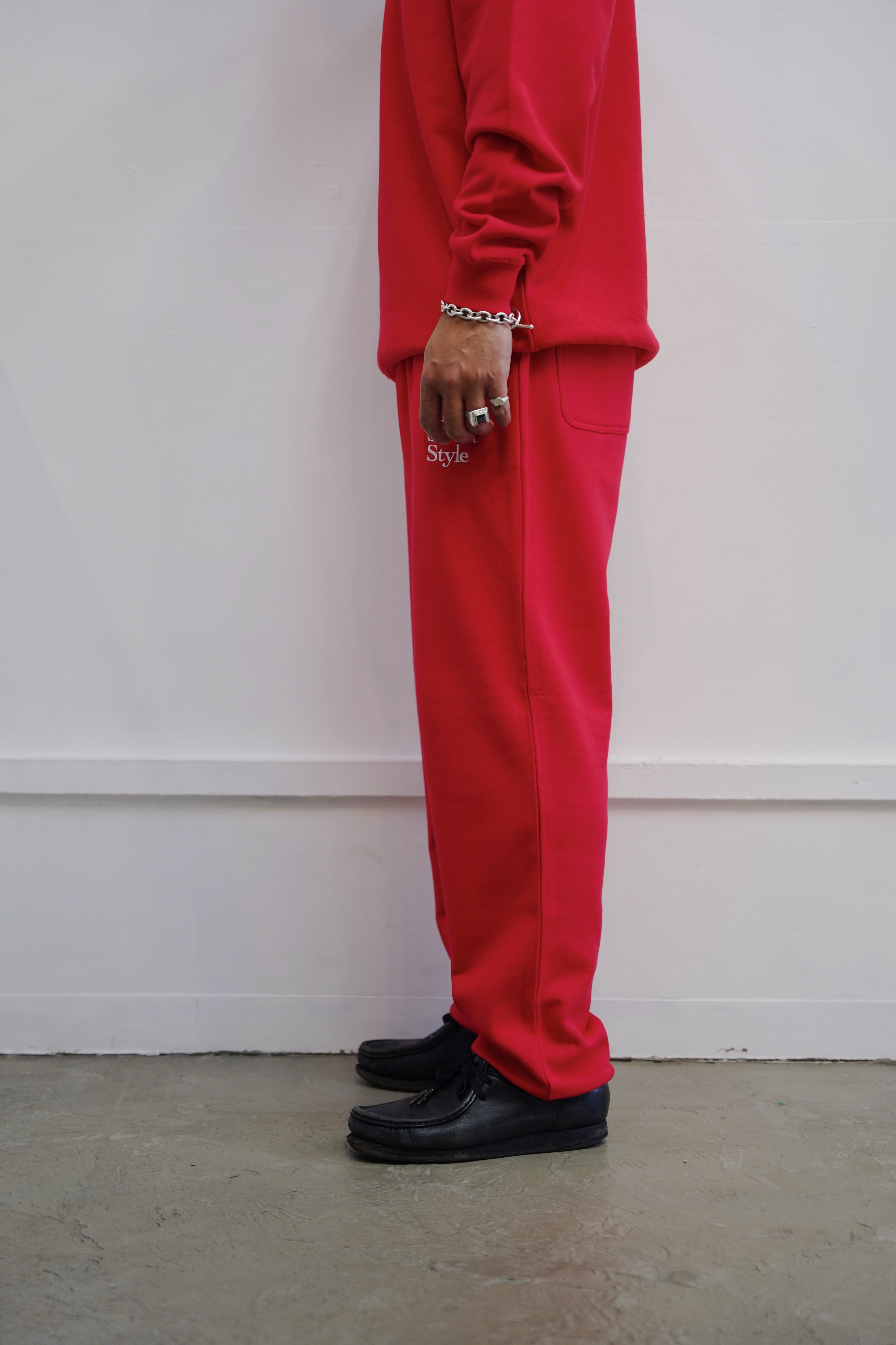 MM ASS TEAM SWEAT SETUP RED | BEARD ROOM