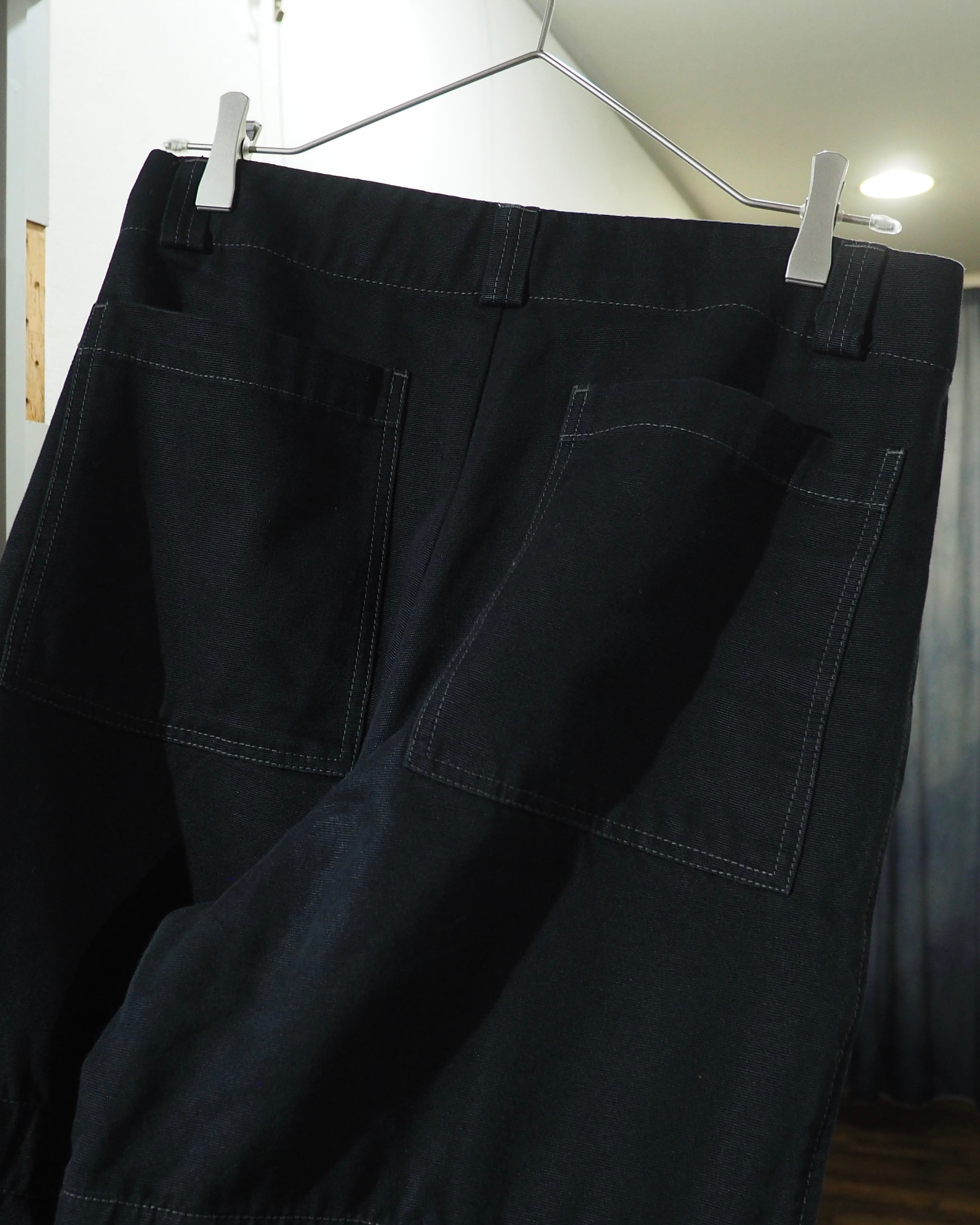 ” MARITHE + FRANCOIS GIRBAUD ” Black Shuttle Wide Cargo Pants