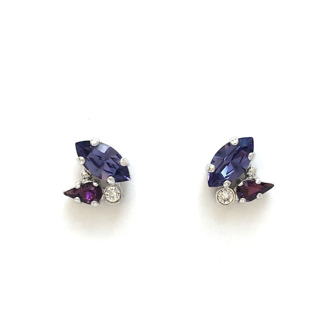 Birthstone/２月/シルバー　ピアス