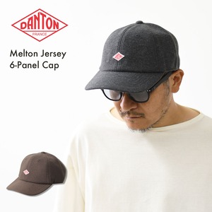 DANTON [ダントン] Melton Jersey 6-Panel Cap [DT-H0393LMG] メルトン ジャージー 6パネルキャップ・ロゴキャップ・帽子・シンプル・ベーシック・カジュアル・秋冬・デイリーユース・MEN'S / LADY'S [2026AW]