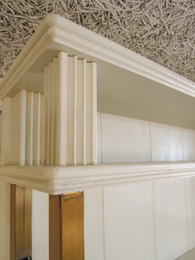 真鍮ディスプレイシェルフ＆キャビネット　（オーダーメイド店舗什器）W900×H2100