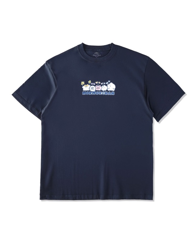 お花の妖精もくもくちゃんTEEシャツ/ネイビー（MK-682）
