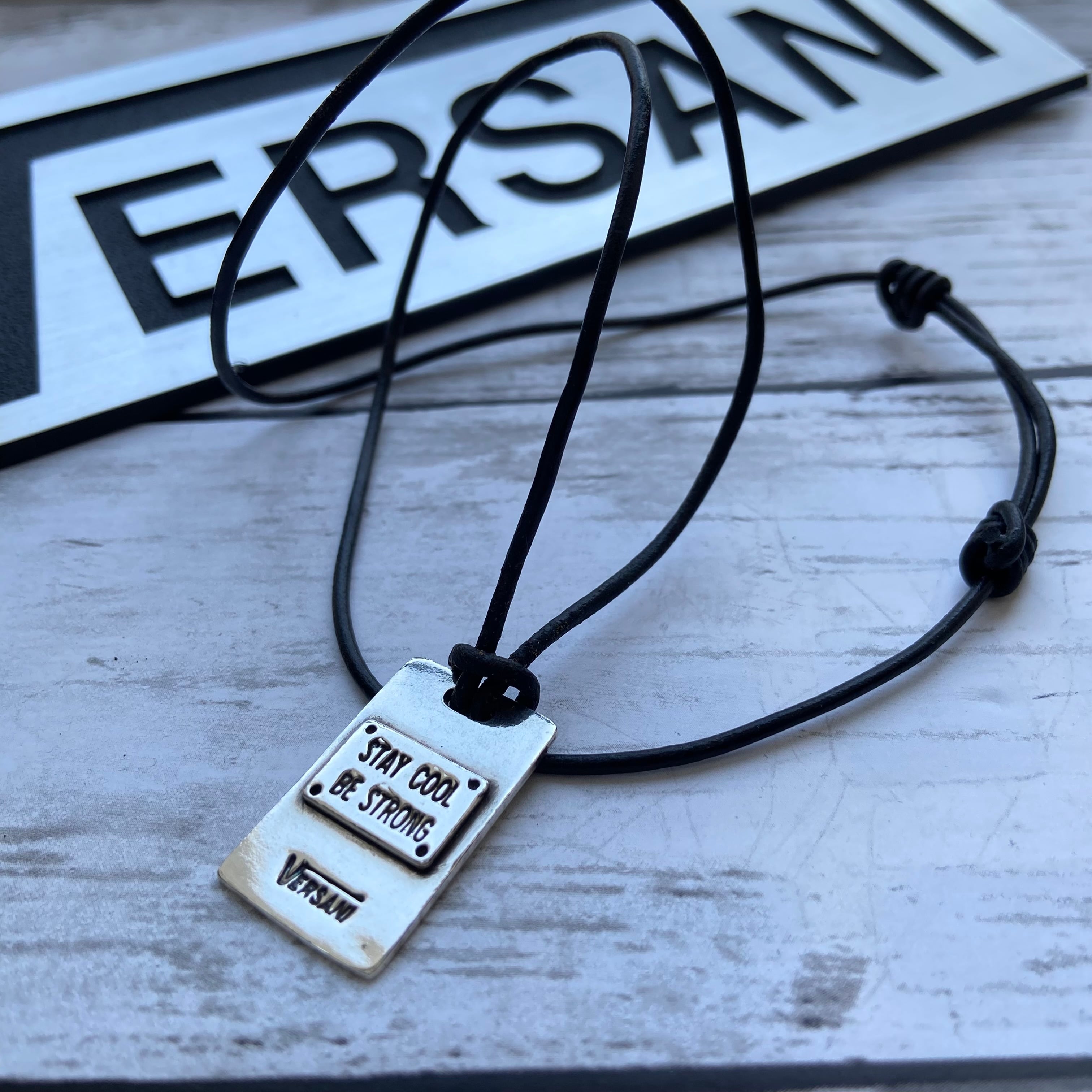 VERSANI NEWYORK ネームプレート チョーカー SILVER925 ペンダント
