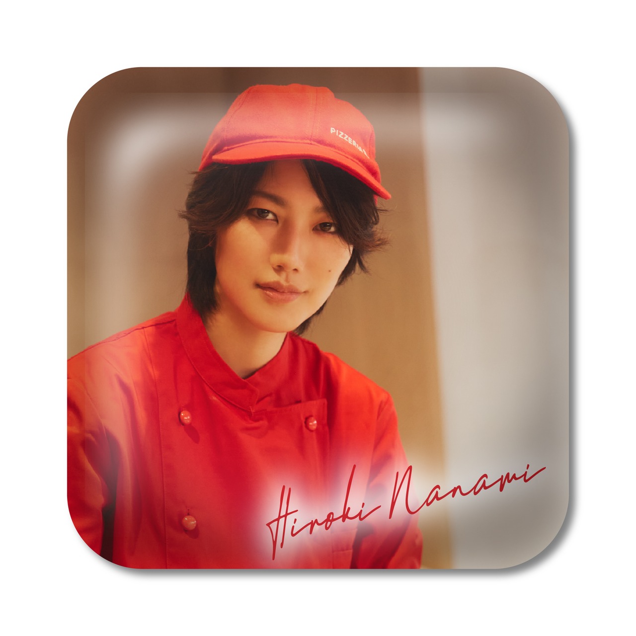 七海ひろき コラボ限定 スクエア缶バッジ（ブラインドパッケージ）