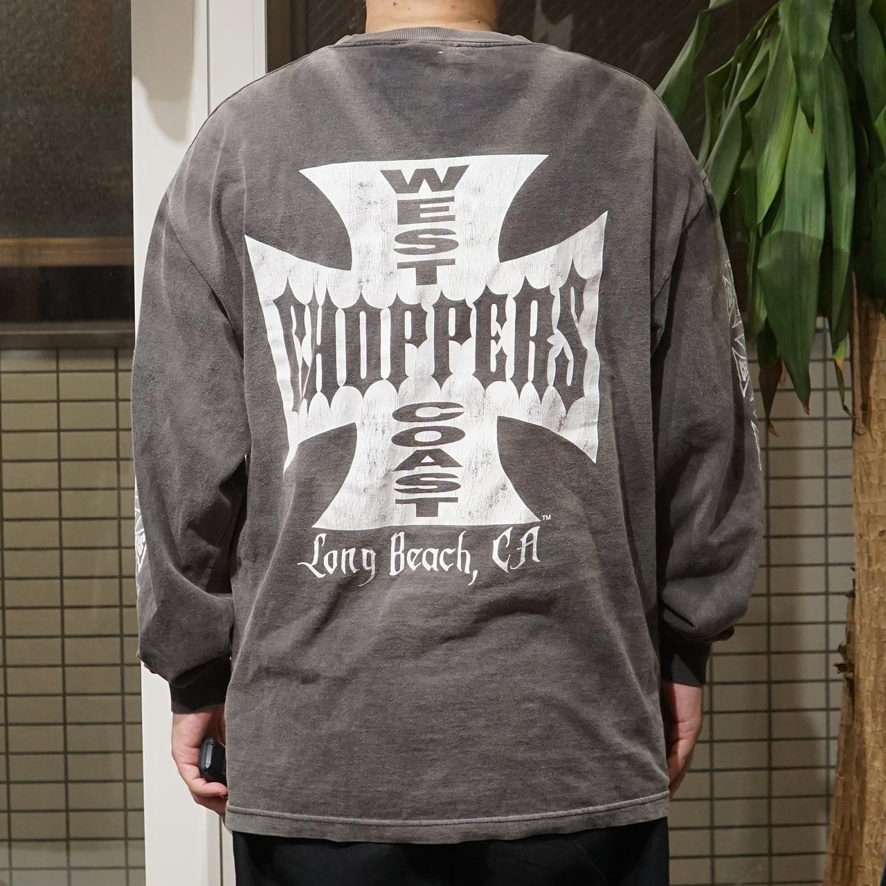 00's West Coast Choppers Devil Spade Red Black S/S 【L】 | JUNK