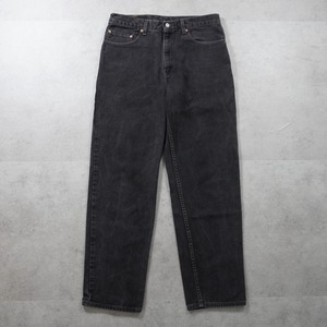 Levi's 550 black denim "made in USA" W32L30相当 古着