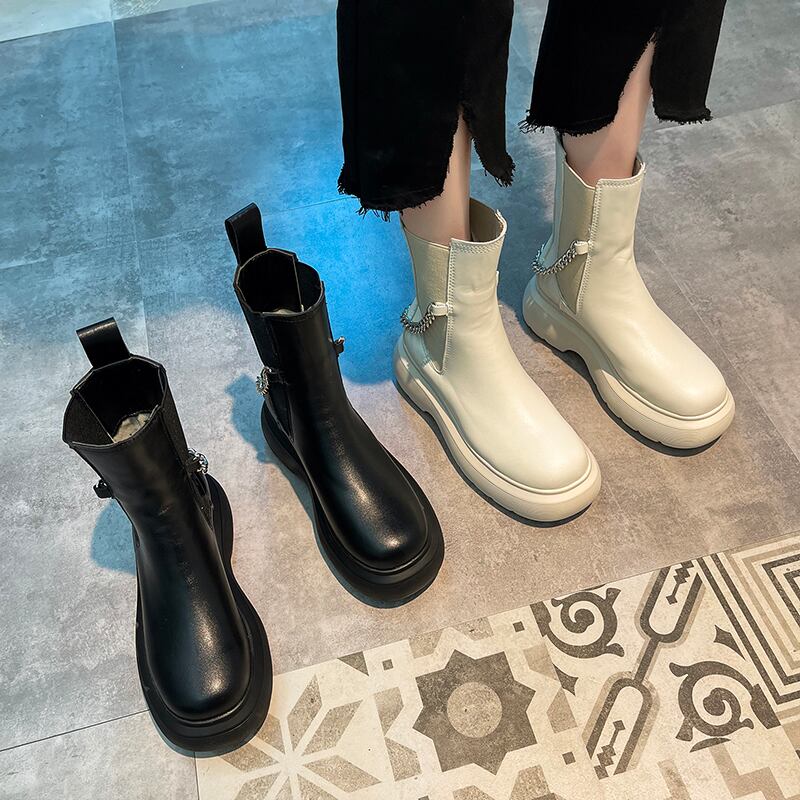 ブーツスプリングオータムシングル薄手スタイル 靴 シューズ 春物 秋物 部族の婦人靴10171442498