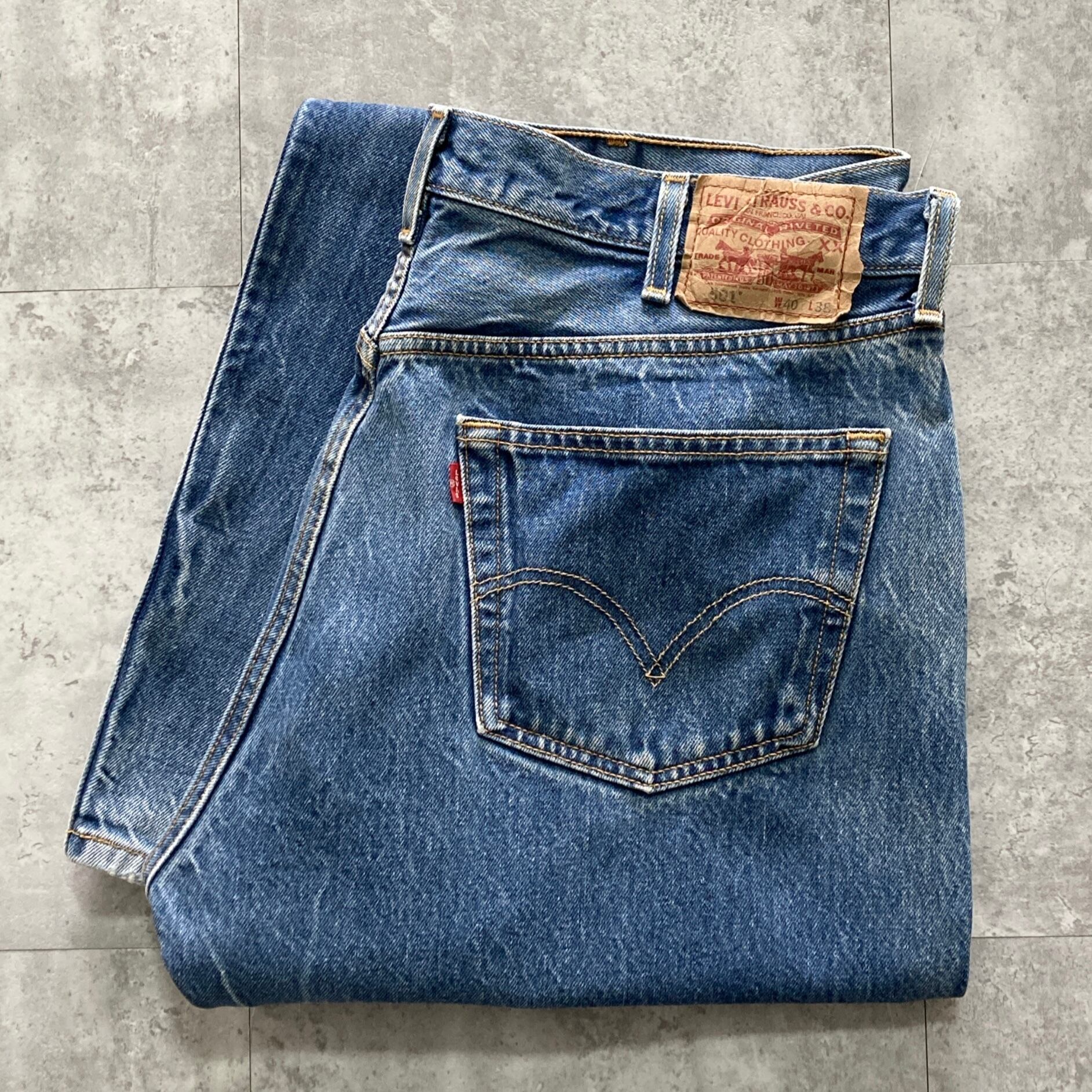W34 L38】90's US.Levis 501xx リーバイス サンアンジェロ工場(552