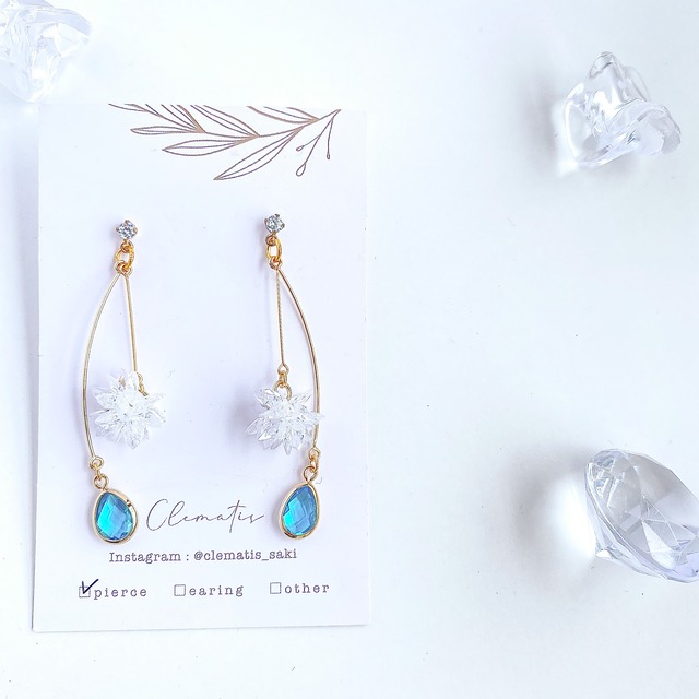 ◇R-7 Bloom/ピアス