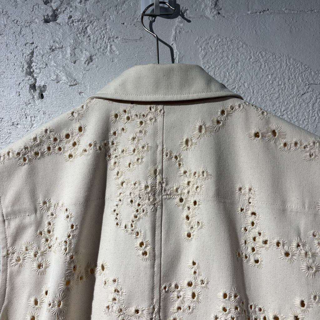JIL SANDER ジルサンダー 19AW Cutwork Sleeveless Jacket